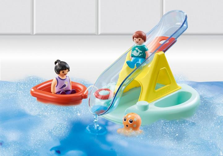 Playmobil 70635 1.2.3 Aqua Island With Water Slide