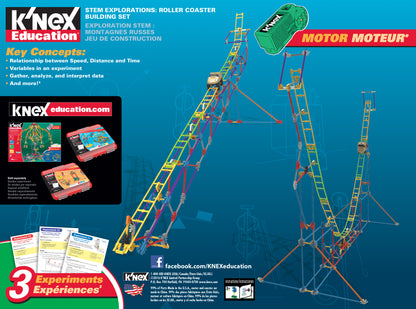 K'nex Education STEM Explorations Roller Coaster Building Set