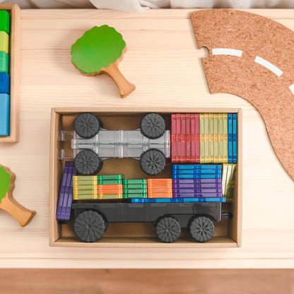 Connetix Tiles Rainbow 50 Pc Transport Pack