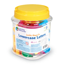 Learning Resources (M) Jumbo Lowercase Magnetic Letters, Set of 40