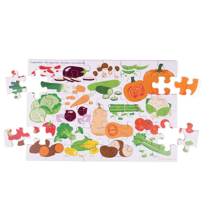 BigJigs Vegetables Floor Puzzle