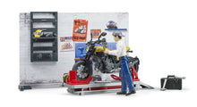 Bruder Bworld Motorcycle Service W/Scrambler