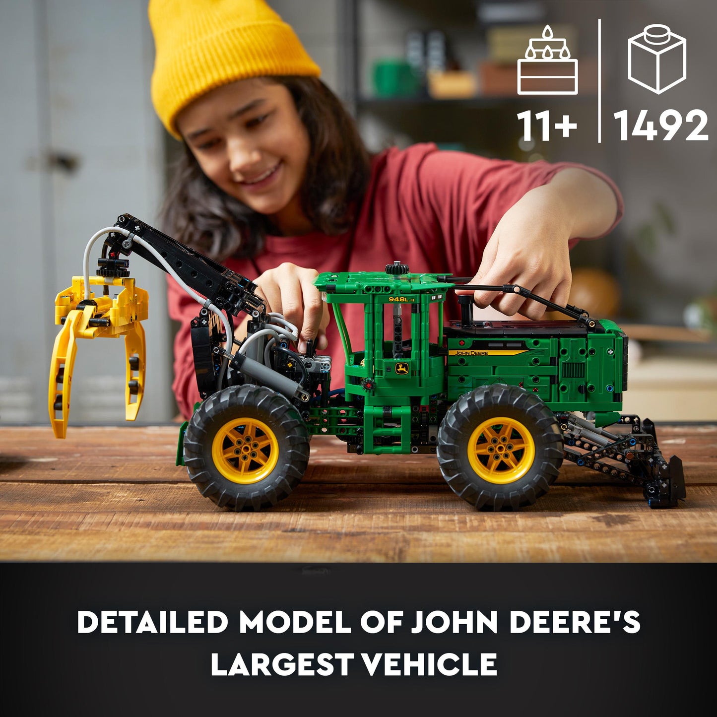 Lego Technic 42157 John Deere 948L-II Skidder (C)