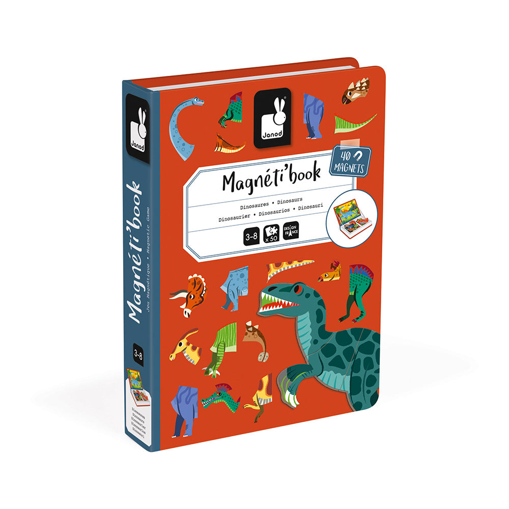Janod Dinosaurs Magneti' Book