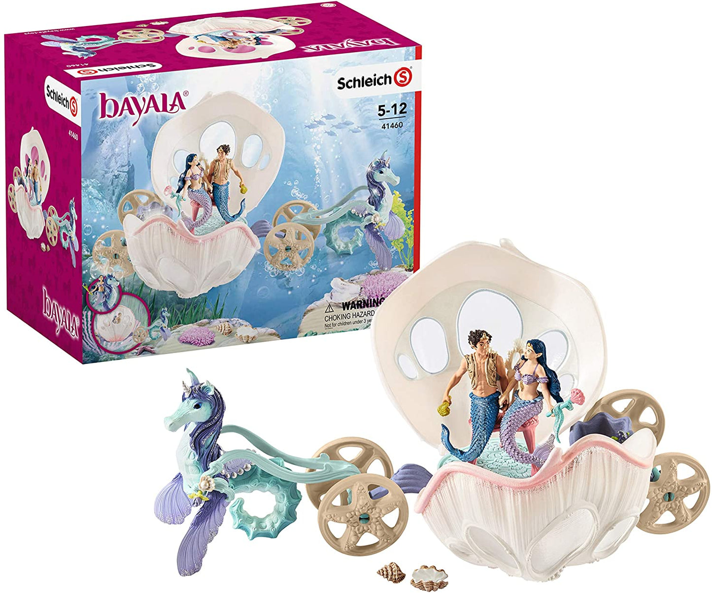Schleich Bayala Royal Seashell Carriage Toy Figure