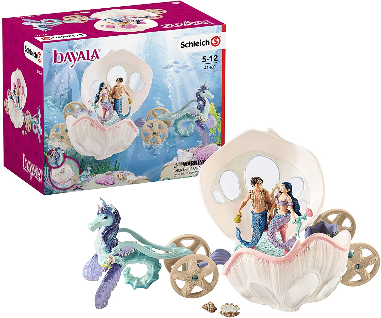 Schleich Bayala Royal Seashell Carriage Toy Figure