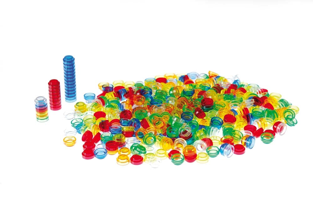TickiT Translucent Stackable Counters