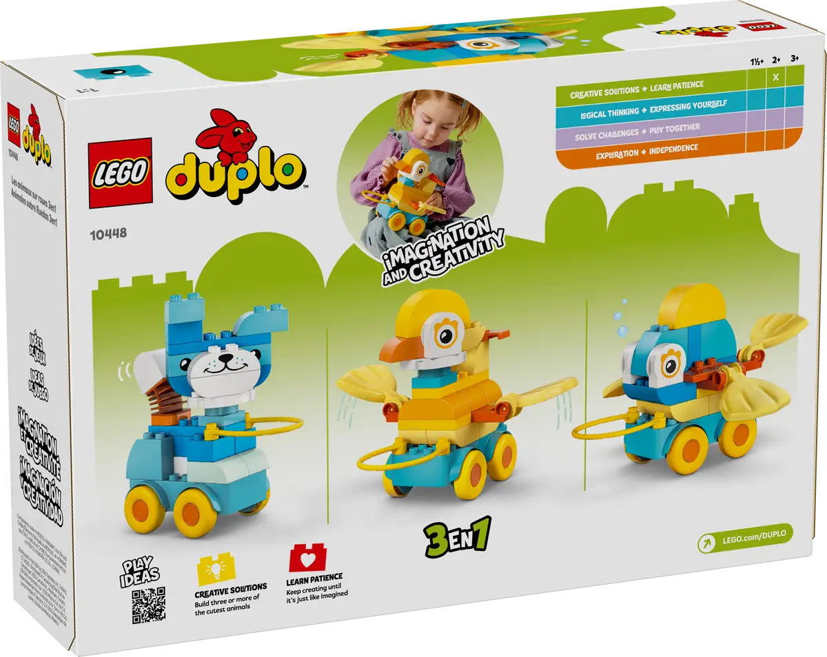 Lego DUPLO Town 10448 3in1 Animals on Wheels
