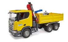 Bruder Scania Super 560R Truck W/Crane & 2 Pallets