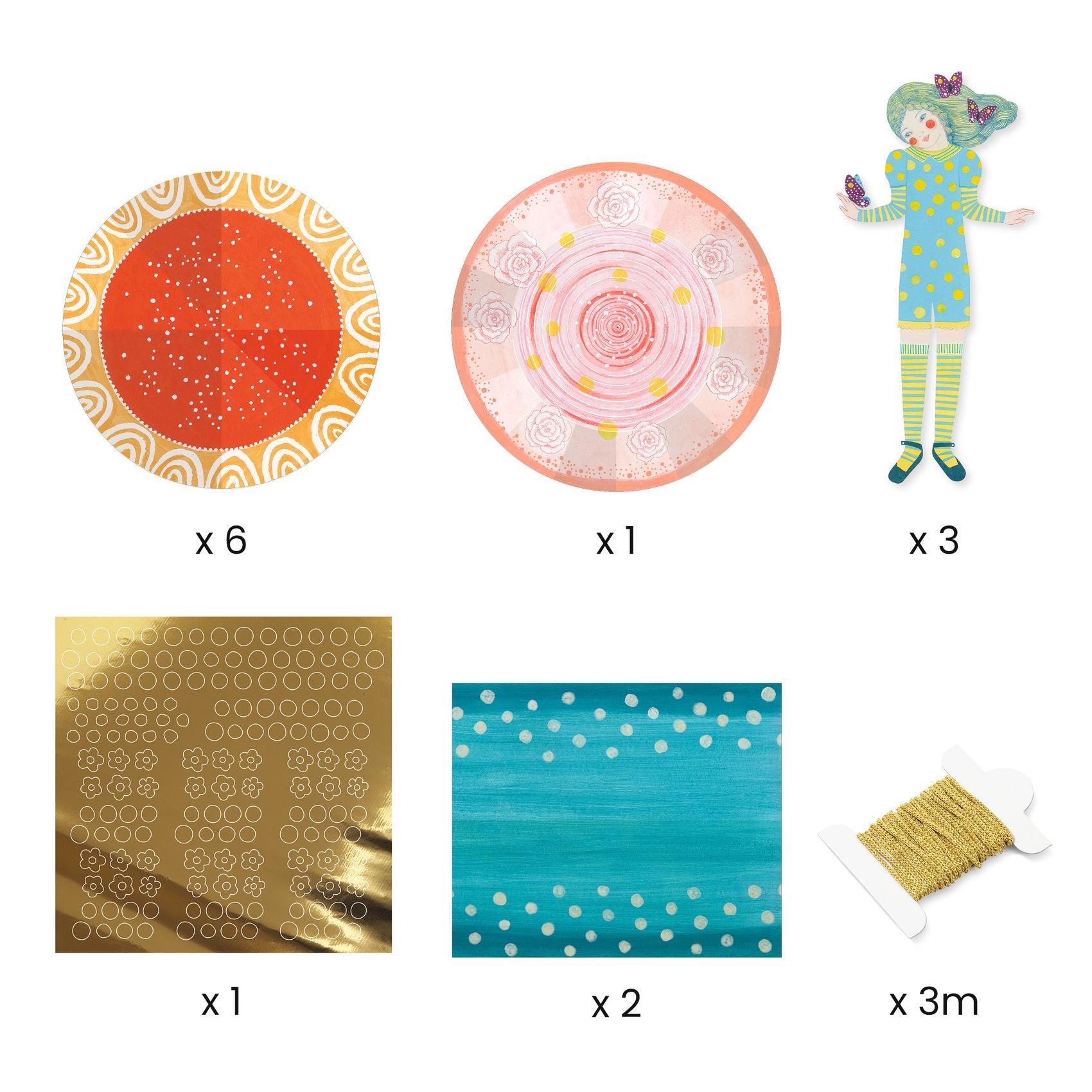 Djeco Paper Creations Paper Dresses