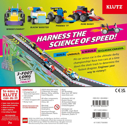 Klutz Lego Race Cars Paperback Book