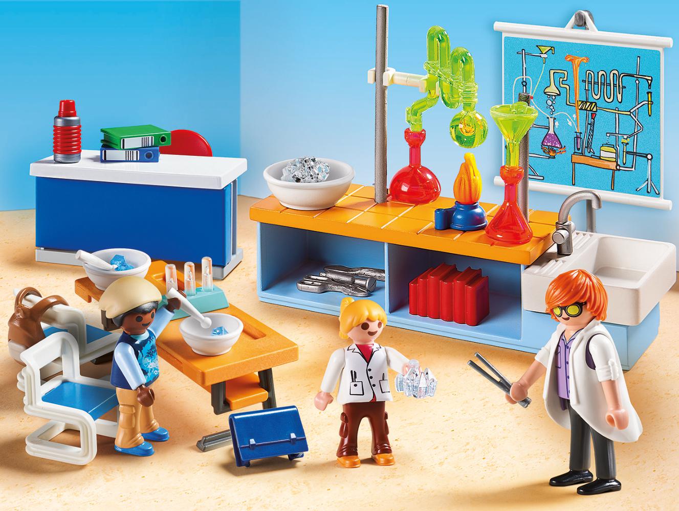 Playmobil 9456 City Life Chemistry Class