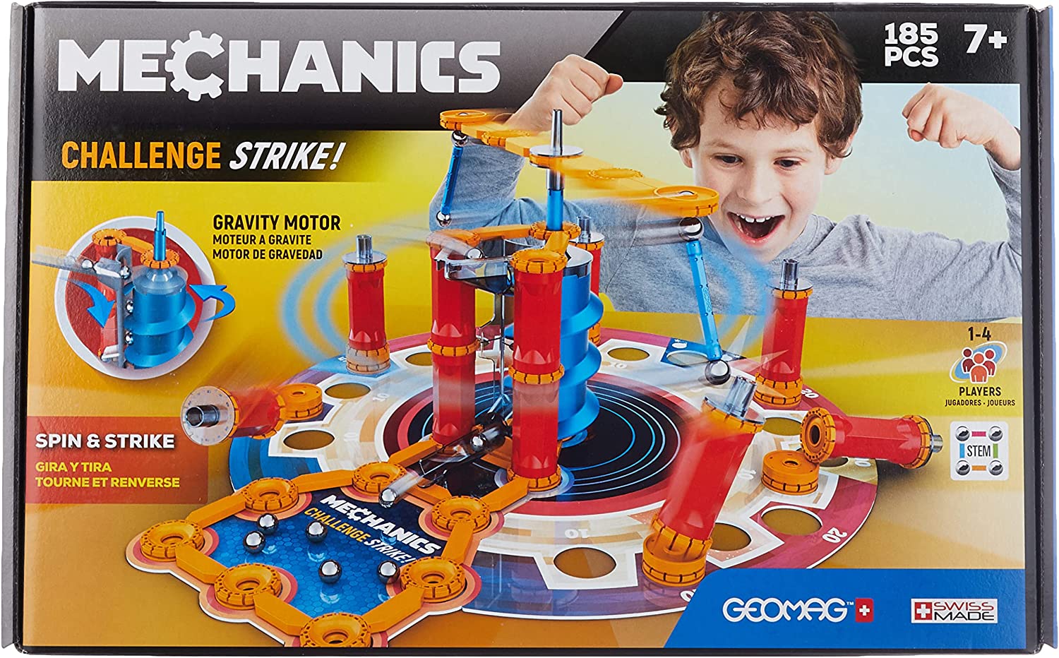 Geomag Mechanics Challenage Strike 185pcs