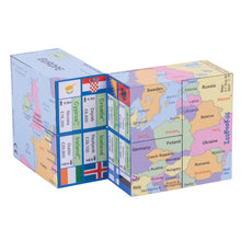 ZooBooKoo Europe Cube Book - Map, Flags & Facts