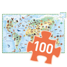 Djeco World’s Animals 100 Pcs Observation Puzzle
