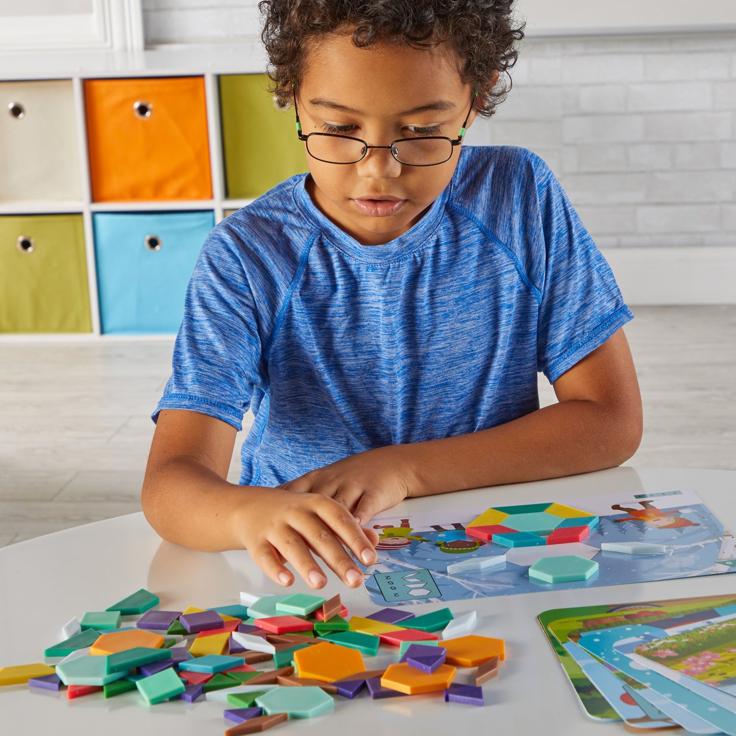Learning Resources Seasons & Weather Pattern Block Puzzle Set