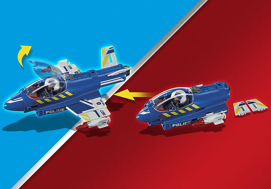 Playmobil 70780 City Action Police Jet with Drone
