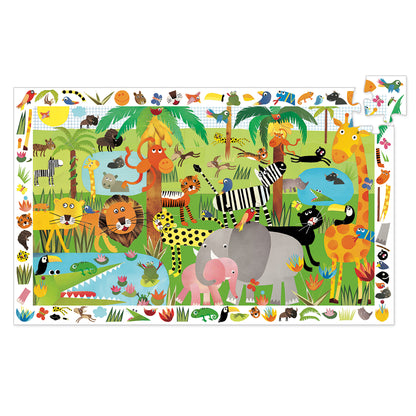 Djeco La Jungle 35 Pcs Observation Puzzle