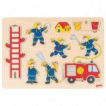 Goki Stand-Up Puzzle Fire Department