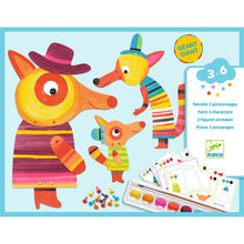 Djeco Painting The Fox Family