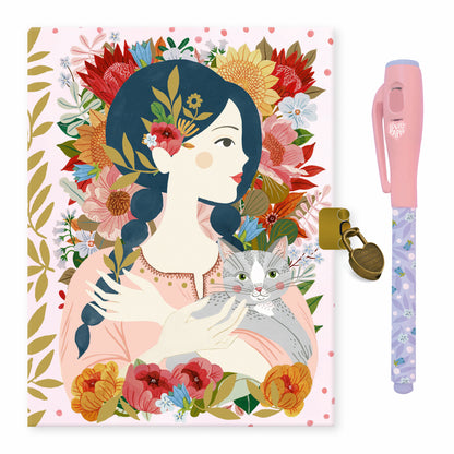 Djeco Oana Secret Notebook - Magic Felt Pen