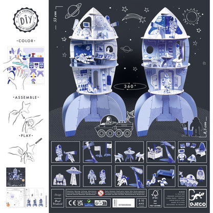 Djeco Space Rocket Creative Kit