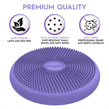 Bouncyband Wiggle Seat Big Sensory Cushion Purple