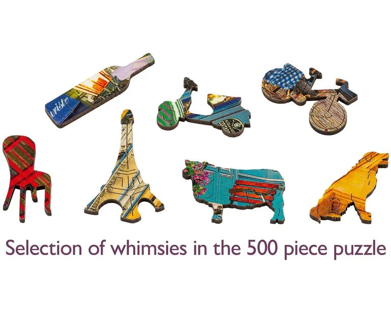 Wentworth Wooden Puzzles French Country Village - Mega 500 pcs