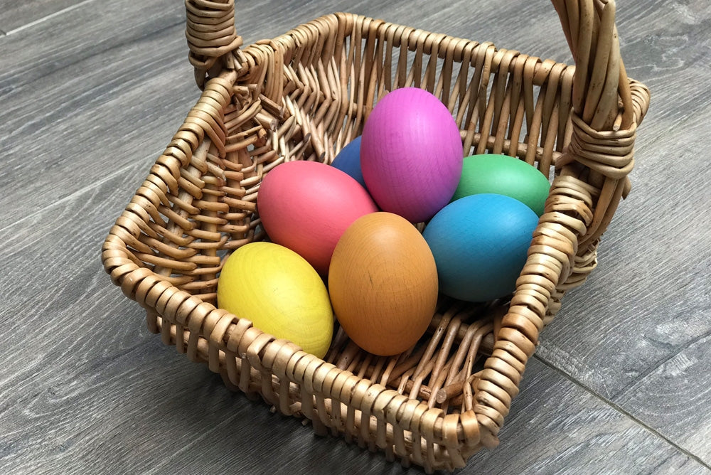 TickiT Rainbow Wooden Eggs