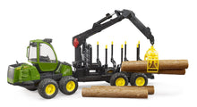 Bruder John Deere 1210E Forwarder With 4 Trunks & Grab