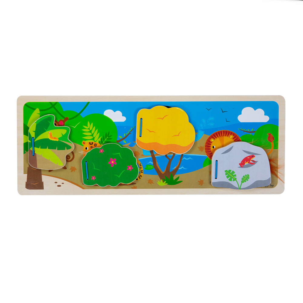 BigJigs In the Jungle Sensory Board