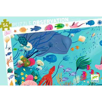 Djeco Aquatic 54 pcs Observation Puzzle