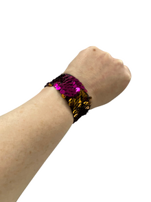 Playlearn Sequin Snap Wrist Bands (Set of 6)