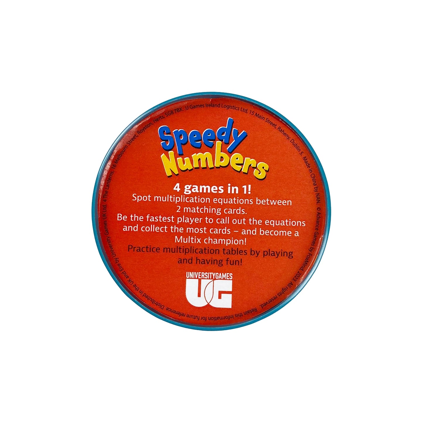University Games Speedy Numbers