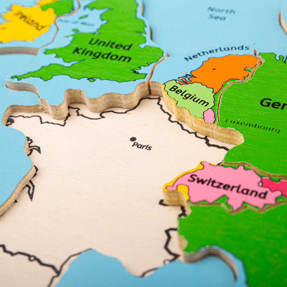 BigJigs Europe Inset Puzzle