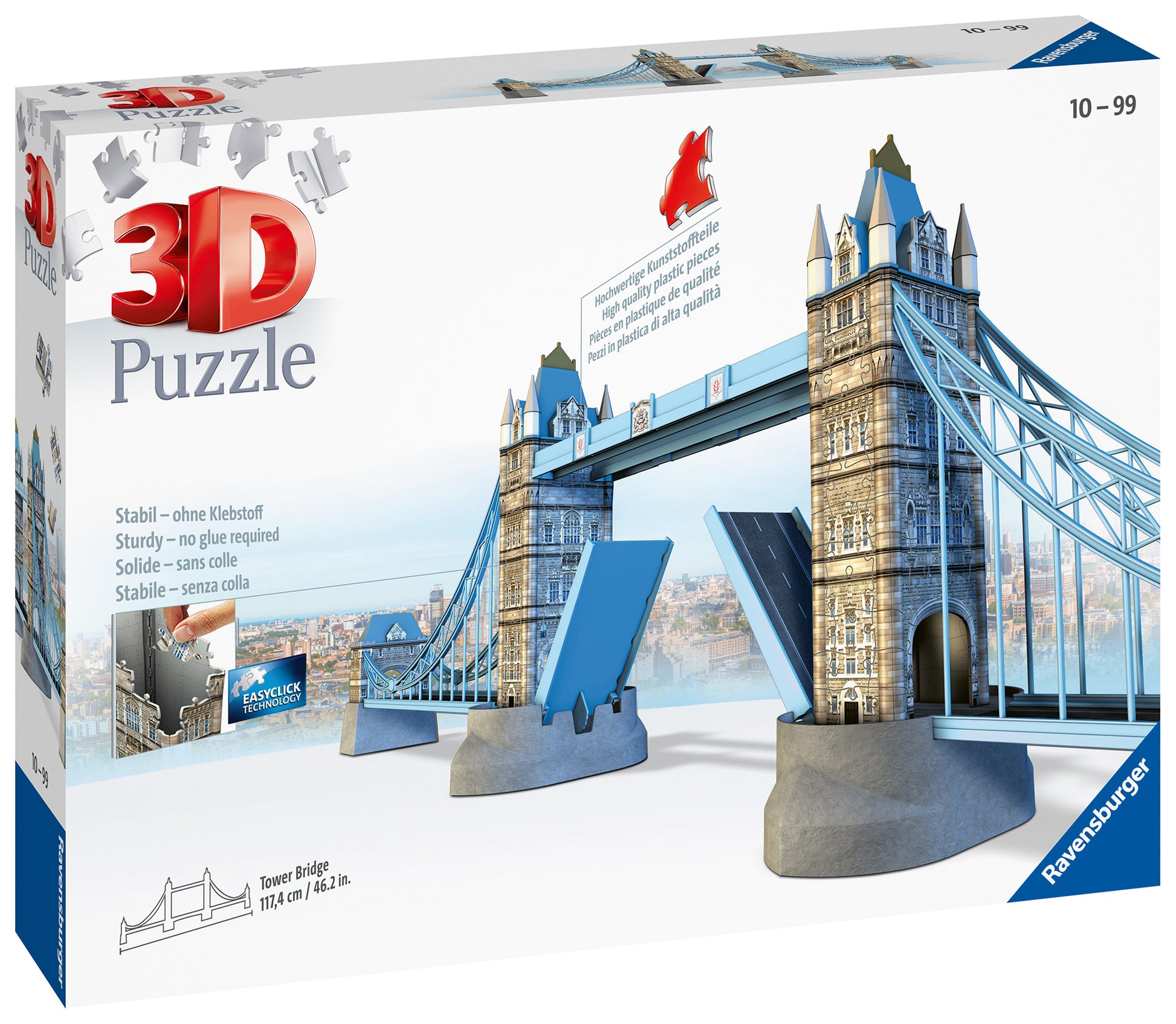 Ravensburger Tower Bridge 3D Puzzle, 216pc Jigsaw Puzzle