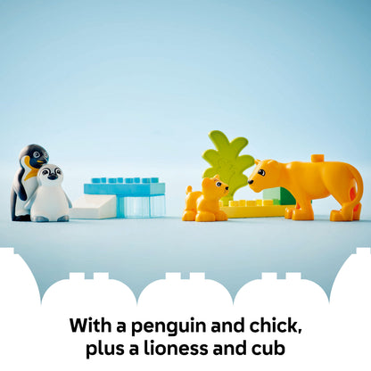 Lego DUPLO Town 10442 Wild Animal Families: Penguins & Lions