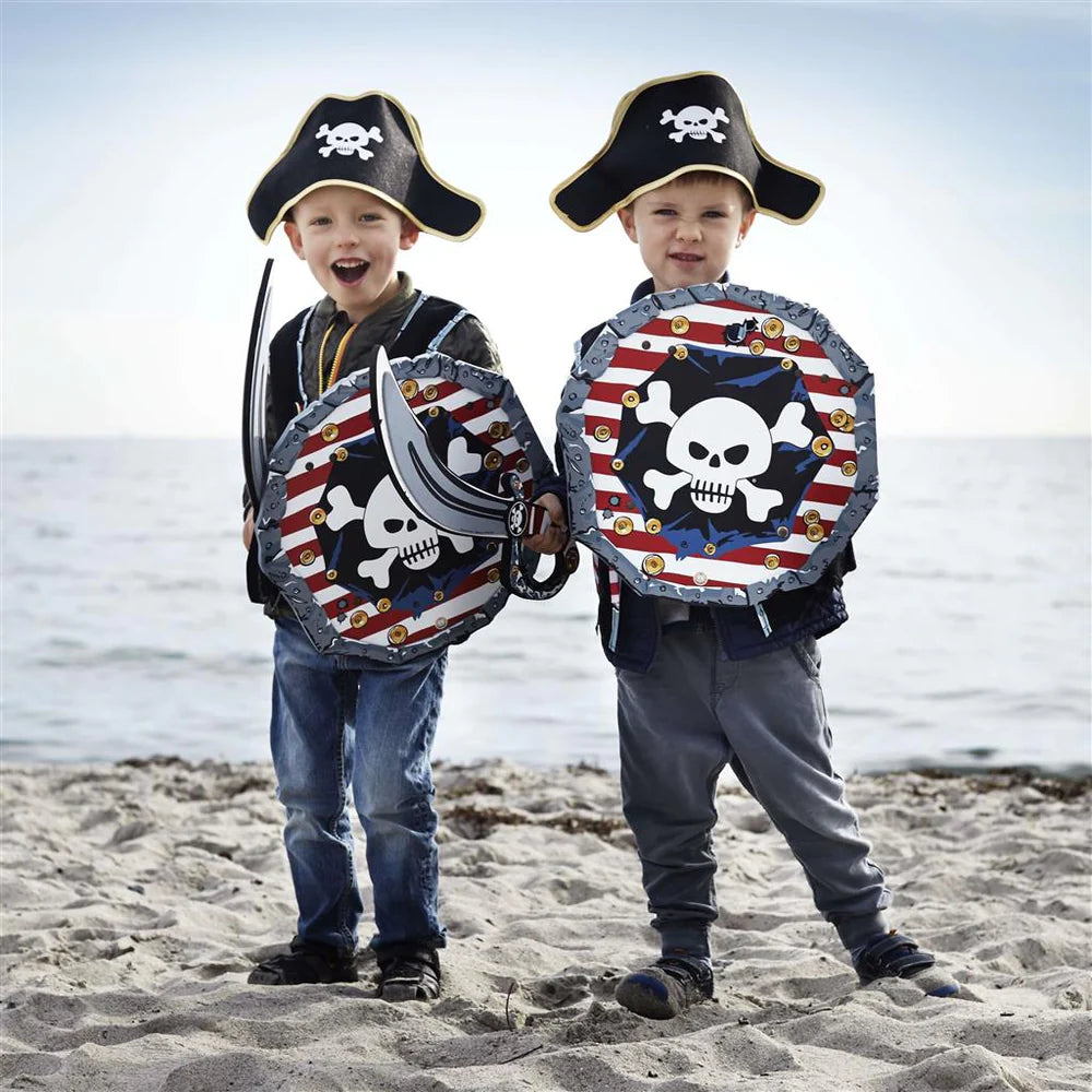 Liontouch Pirate White Skull Hat