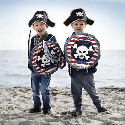 Liontouch Pirate White Skull Hat