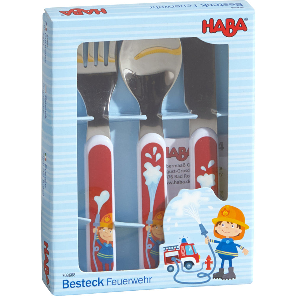 Haba Fire Brigade Cutlery Set