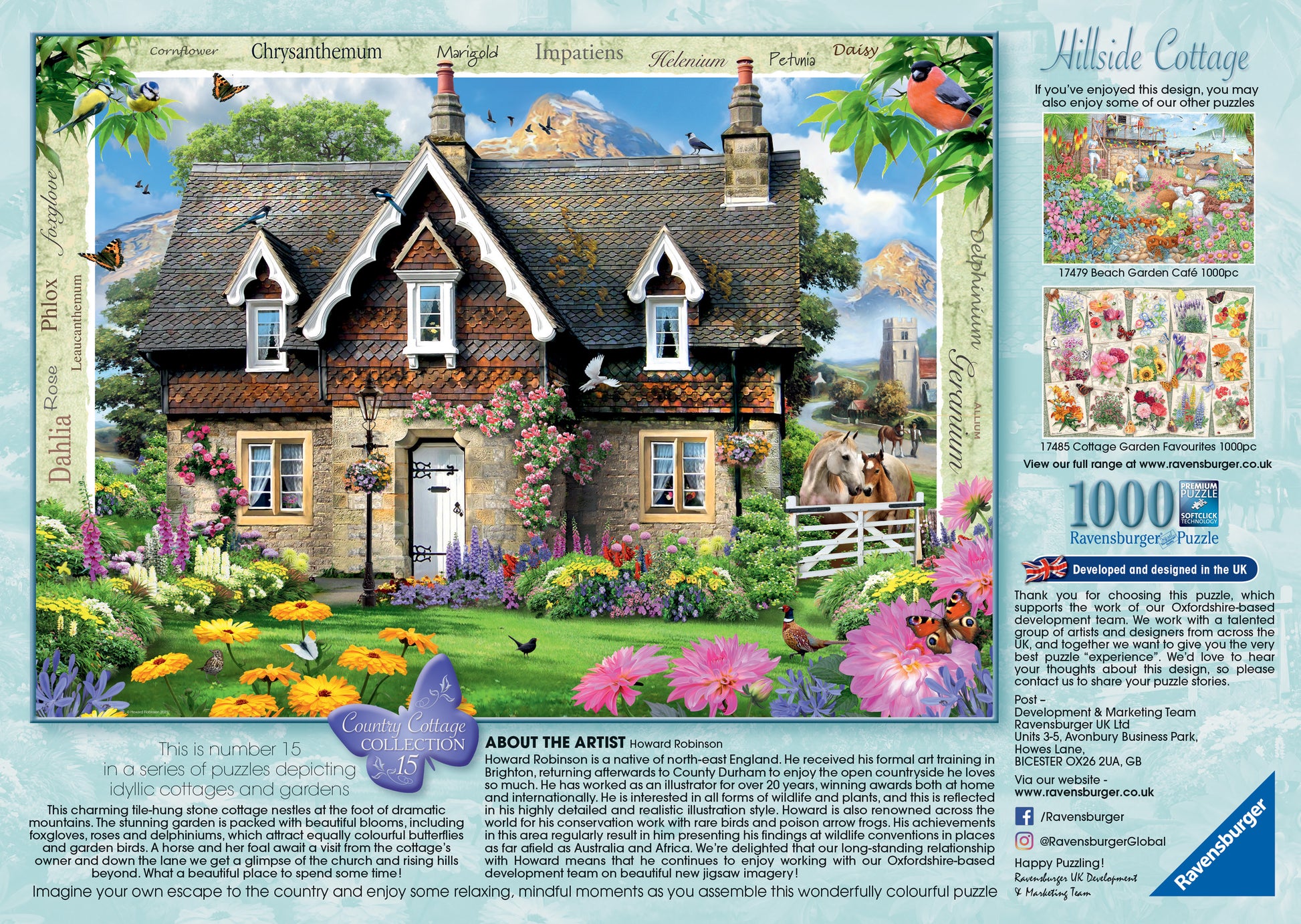 Ravensburger Country Cottage No.15 - Hillside Cottage 1000pc