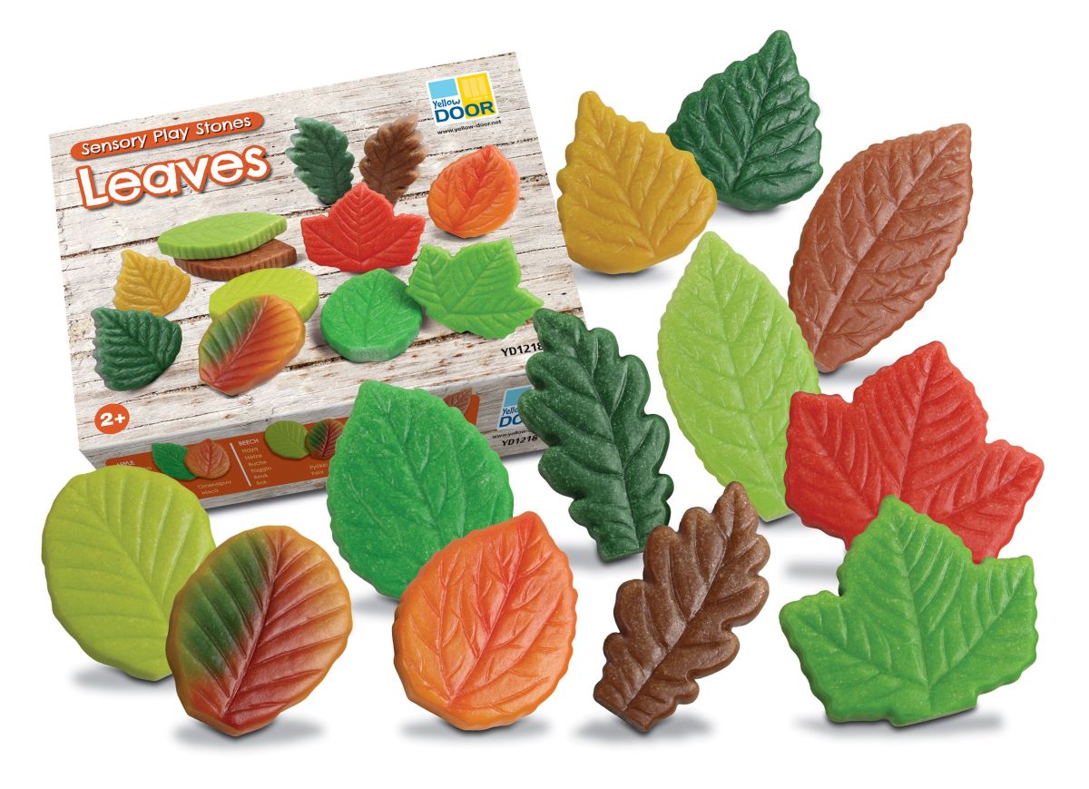 Yellow Door Sensory Play Stones – Leaves