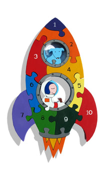 Alphabet Jigsaws Number Rocket