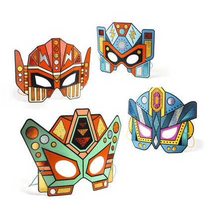 Djeco Super Robots DIY Mask Kit