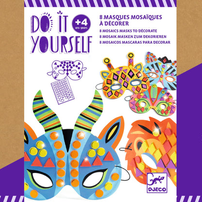 Djeco DIY Jungle Animals Mosaics & Stickers