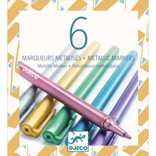 Djeco 6 Metallic Markers