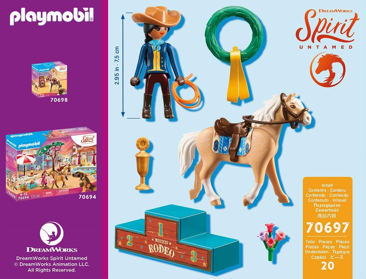 Playmobil 70697 Spirit Untamed Rodeo Pru