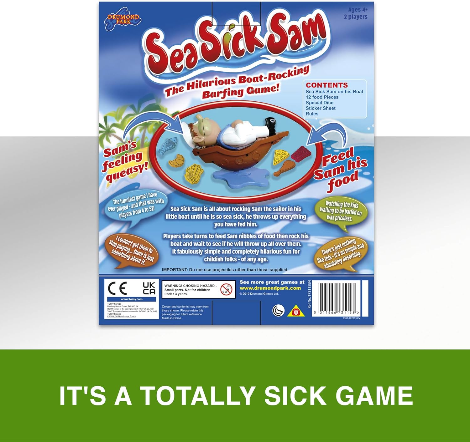 Drummond Park Seasick Sam Game