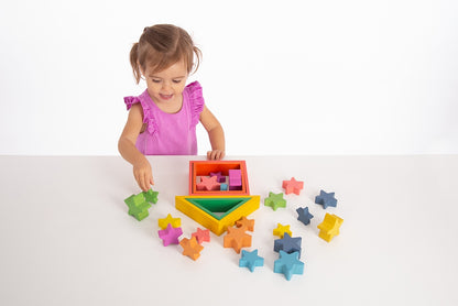 Tickit Rainbow Wooden Stars
