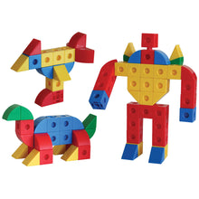BigJigs Educational Super Snap Together Cubes Triangles and Sectors